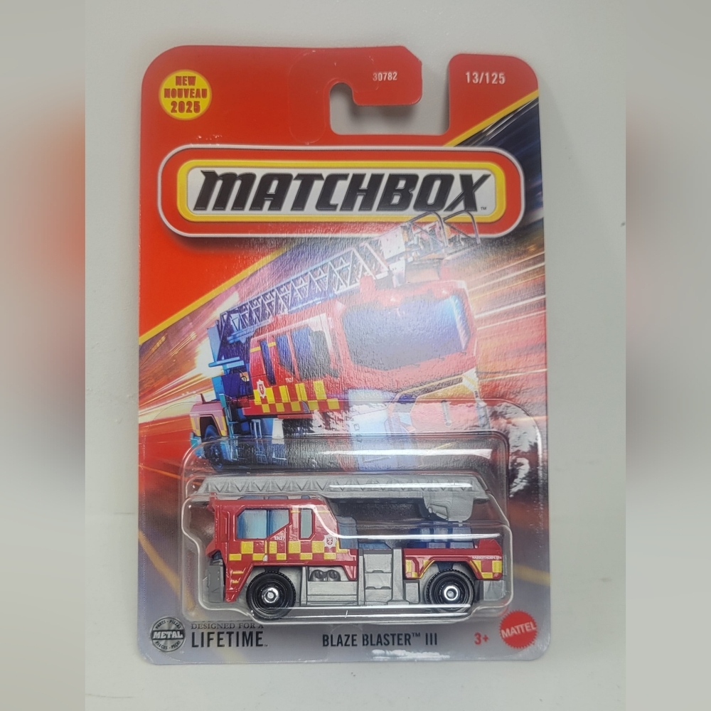 Firetruck Matcbox Blaze Blasterlll Match Box